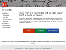 Tablet Screenshot of gridline.nl